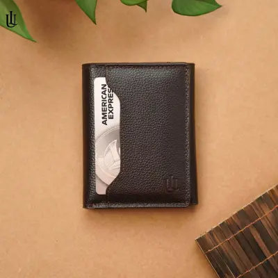 Tedd Magnet Trifold Wallet – Black